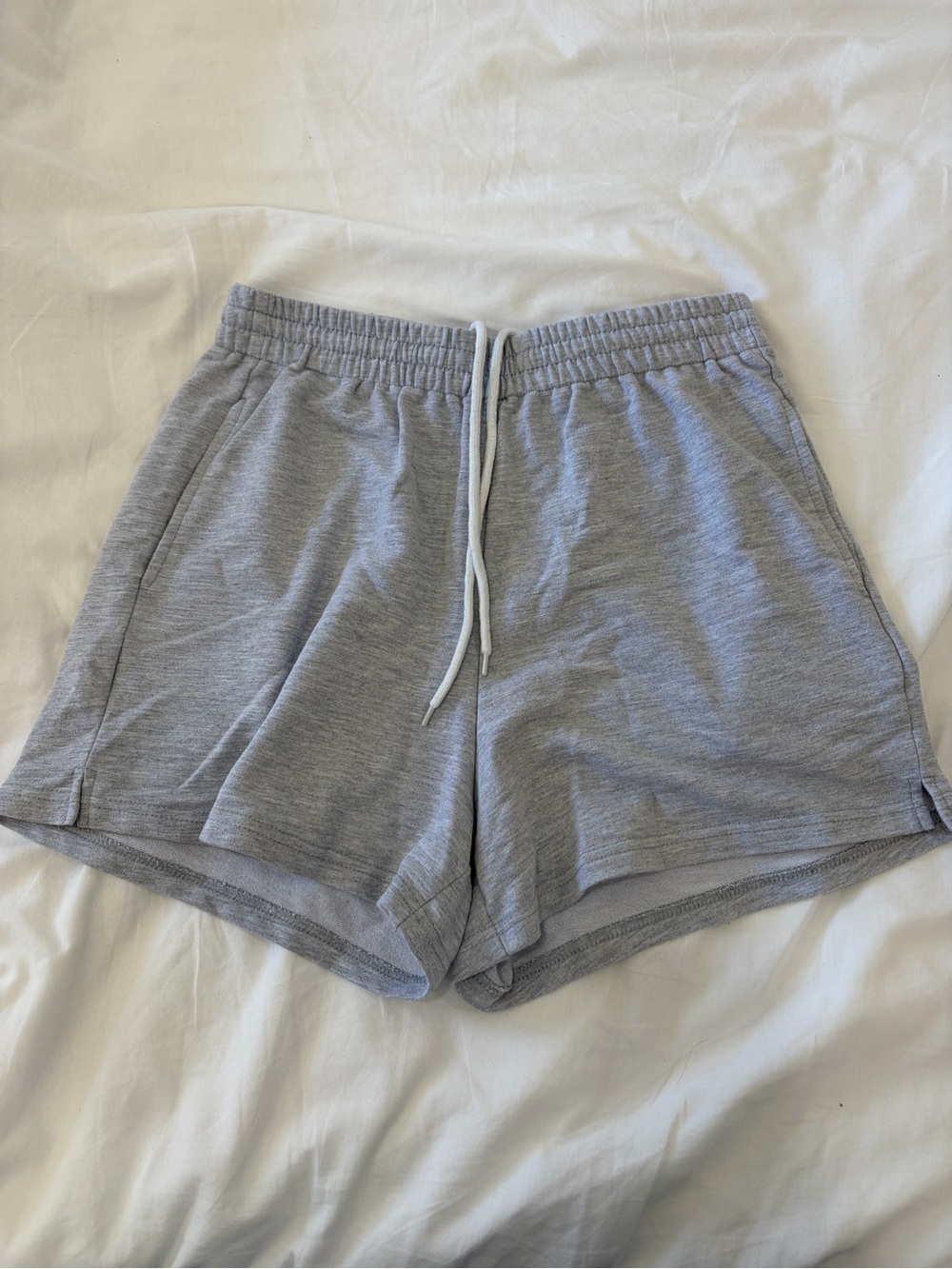 Automet Women's Heather Gray Drawstring Lounge Shorts
